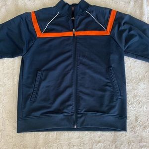 FINAL SALE Blue & Orange Zip Up Jacket Athletech